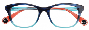 WOOW glasses in blue