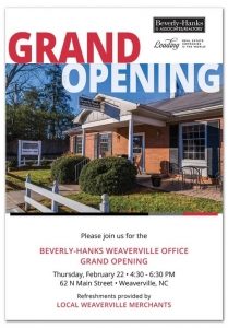 Grand Opening of Main Street Weaverville Real Estate Office
